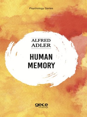 cover image of HUMAN MEMORY